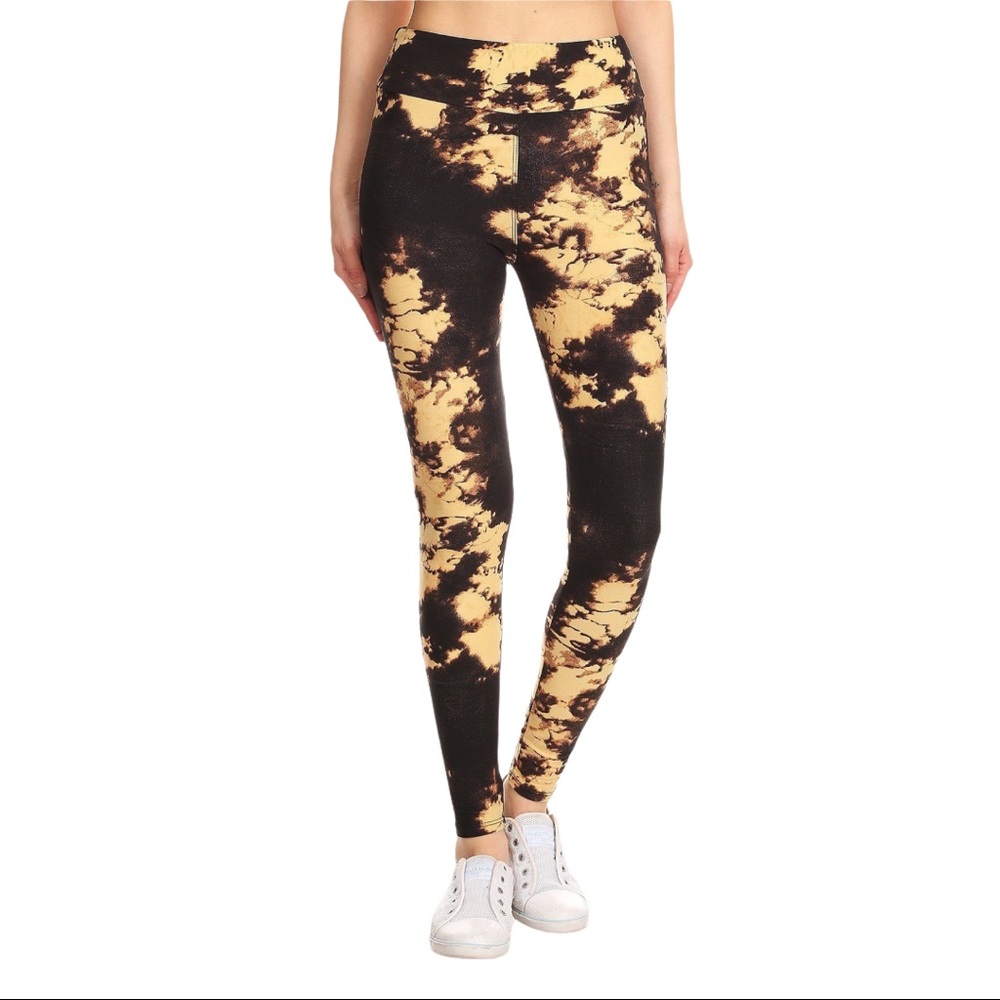 TIE DYE High Quality High Waisted Yoga Leggings - Picture 7 of 8
